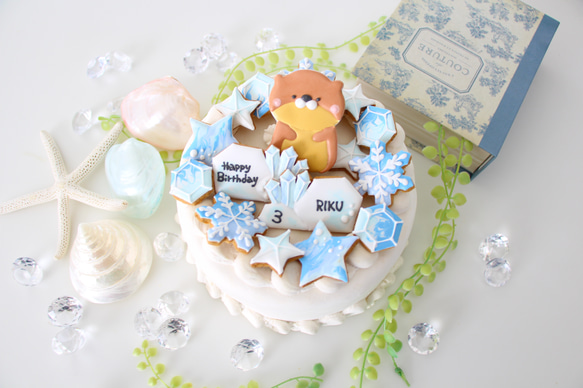 アザラシ　【アイシングクッキー】　オーダー　子供向け　誕生日　人気　かわいい　海 15枚目の画像