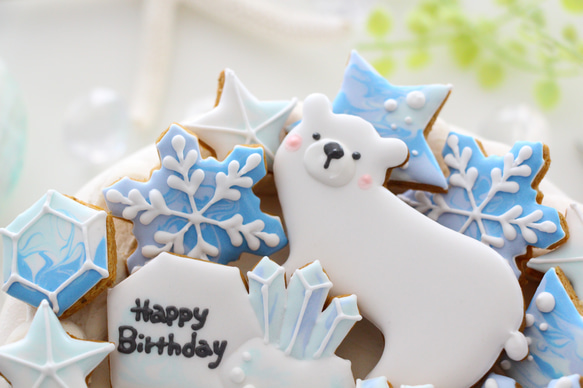 アザラシ　【アイシングクッキー】　オーダー　子供向け　誕生日　人気　かわいい　海 7枚目の画像