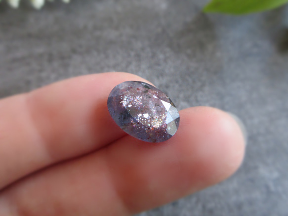 一点物】アイオライトサンストーン オーバル ルース ⑬✩.*˚（一点物  