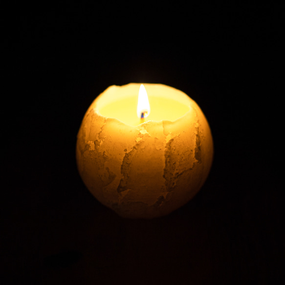 夜を照らす満月キャンドル と おまかせキャンドルトレイセット 3枚目の画像