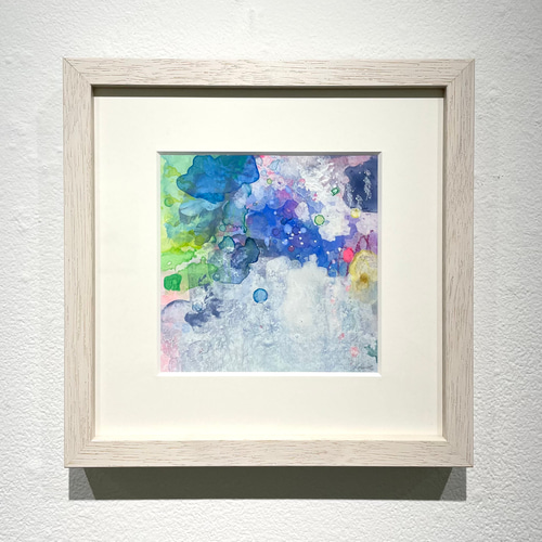 貢ぎ物【水彩画】 絵画 絵 原画 抽象画 現代アート 可愛い