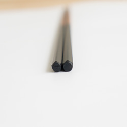 【漆塗り】五角形のお箸【標準的な長さ】黒色　日本製 6枚目の画像