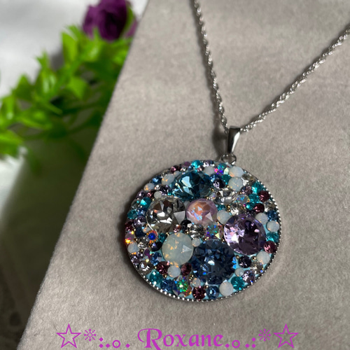 再販】紫陽花カラー 爽やかなブルー系 スワロフスキー 再販】紫陽花カラー 爽やかなブルー系 スワロフスキー