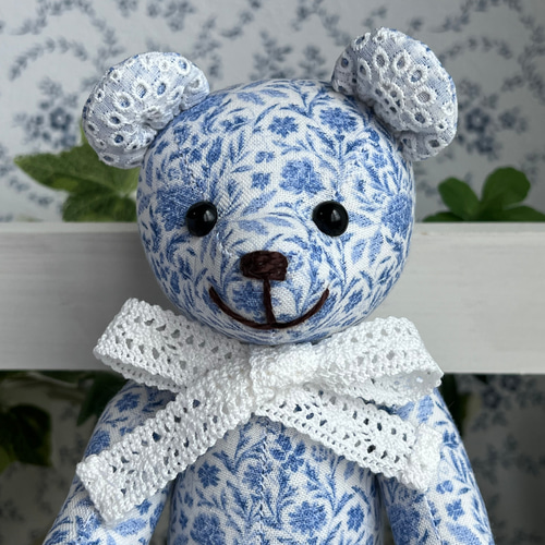 BLUE BLUE ティディベア アンティーク 英国 アンティークテディベア