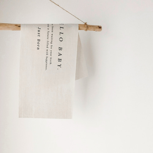 ハローベイビータペストリー　完成品 Hello Baby Tapestry - Just Born | ニューボーンフォト