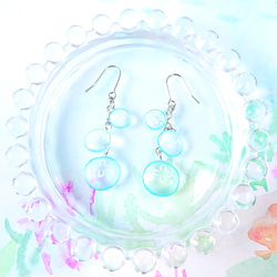 クラゲ(ミズクラゲ)＊ピアス/イヤリング ピアス（フック