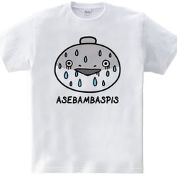 おもしろ古代魚Tシャツ「アセバムバスピス」 3枚目の画像