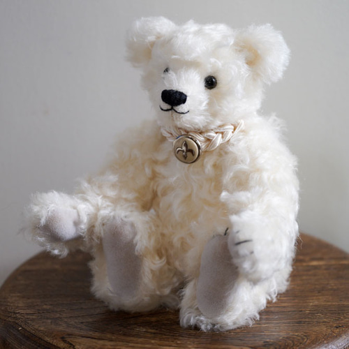 フランスアンティーク、ホワイトモカテディベア 公式 フランス