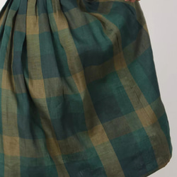 大人気.グリーンギャザースカート.ふんわり涼しげハイウエストスカート.秋冬春も上品なカラー[S--XL] 2枚目の画像