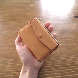 ミネルバボックス ミニ財布 小さい財布  革財布 キャッシュレス コンパクト マルチケース カードケース 3枚目の画像
