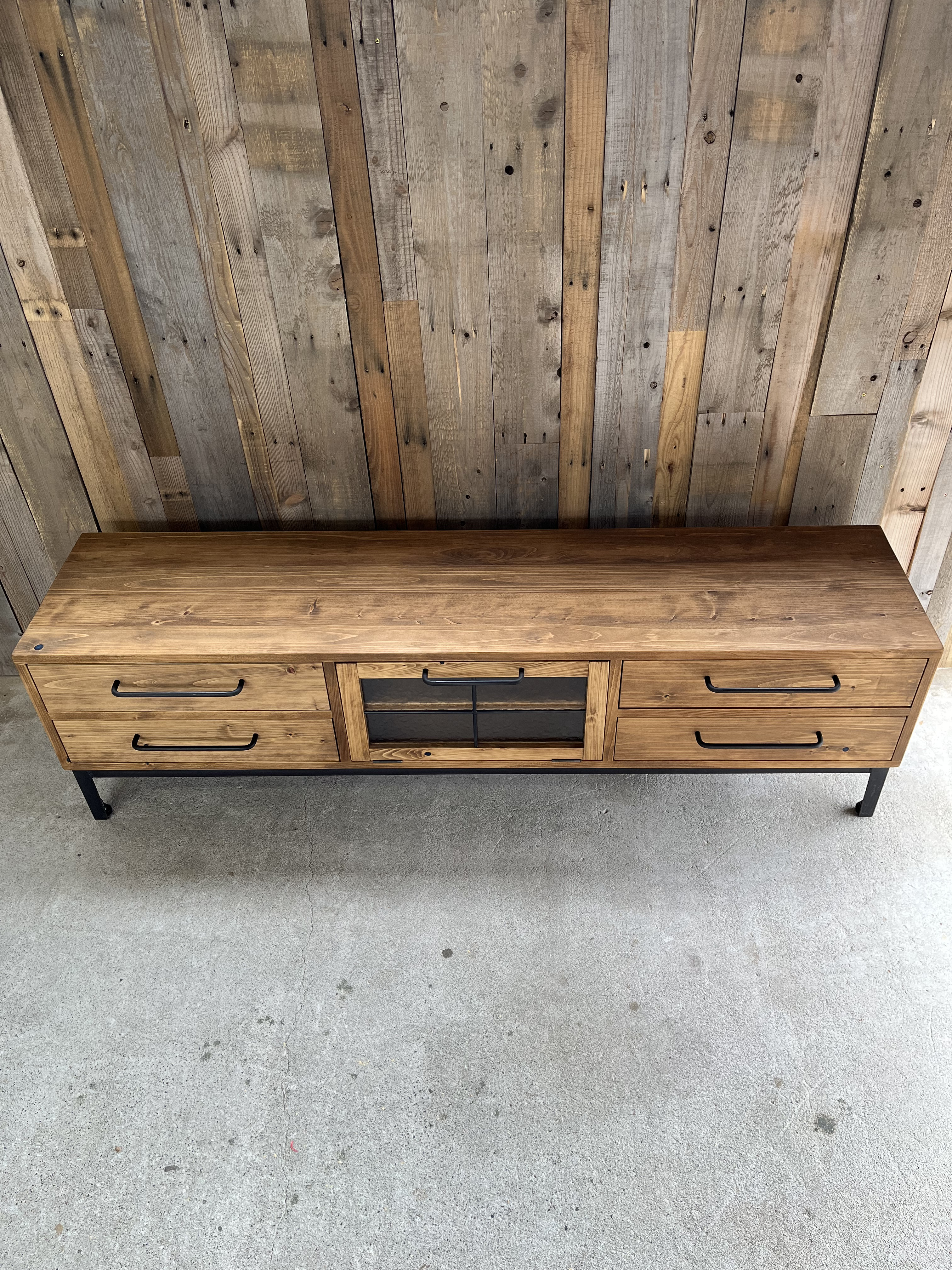 ヒノキTV台 テレビボード ローボード media console テレビ台・テレビ