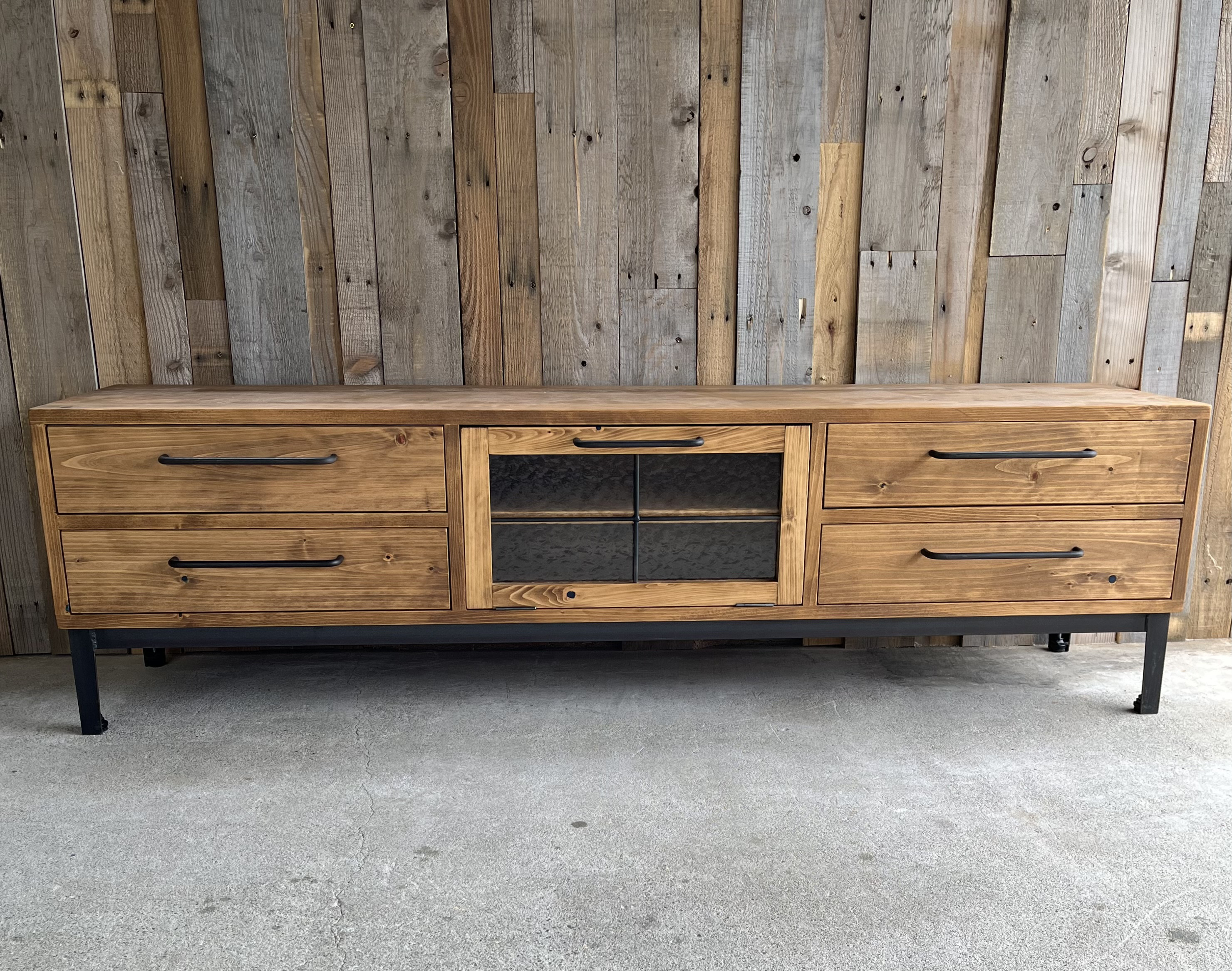 ヒノキTV台 テレビボード ローボード media console テレビ台・テレビ