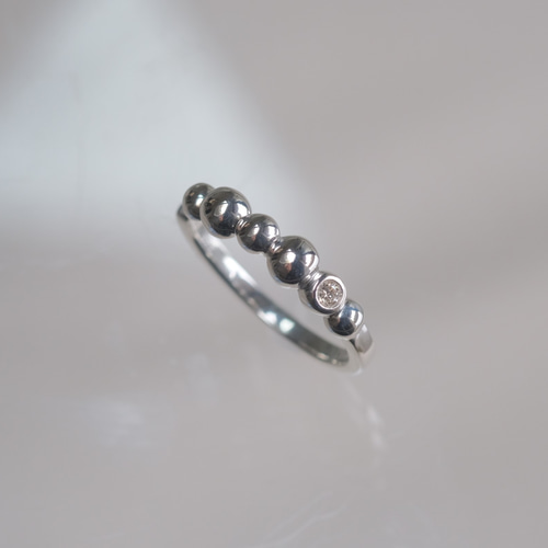 Diamond Tenging 2WAY ring ダイヤモンドつぶつぶリング