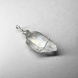 corinto crystal wire wrapping / コリント産水晶sv925ワイヤーラッピング 3 4枚目の画像