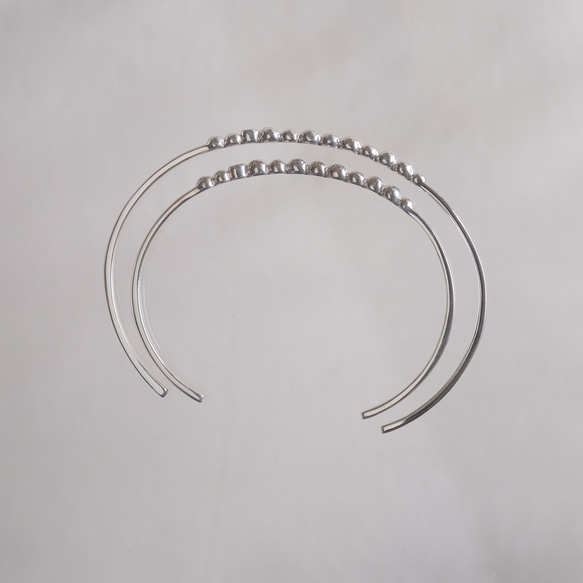 Diamond Tenging bangle bracelet ダイヤモンドつぶつぶバングル　silver925　シルバ 15枚目の画像