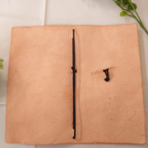 真鍮ピックのトラベラーズノート】 ノートカバー ヌメ革 レギュラー  