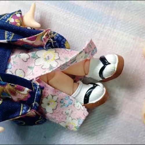 オビツ11用靴 草履 ねんどろいどどーる ミディブライス草履 下駄1足