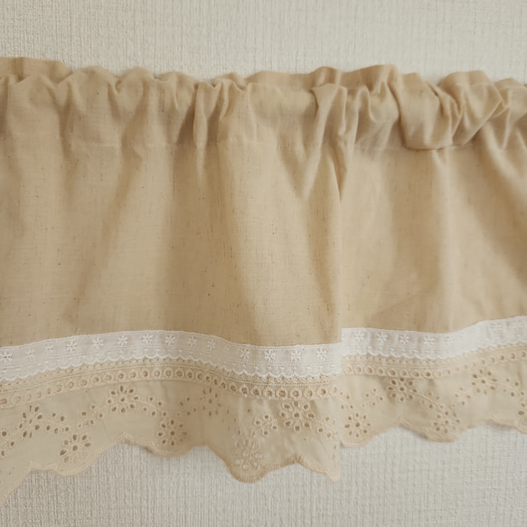 ナチュラル カフェカーテン W幅 カーテン sakurakocian 通販 16074036