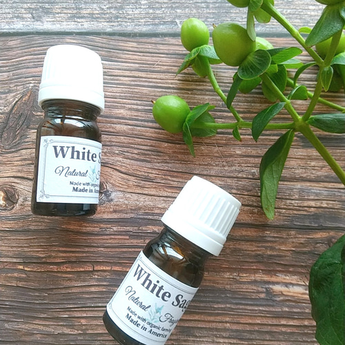 天然100%ホワイトセージ アロマオイル 精油 5ml 天然100%ホワイトセージ アロマオイル 精油 5ml