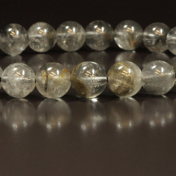 【幻想的な世界へ】８ミリ 一点物 プラチナルチル ファントムクォーツ ブレスレット Ｐｒ８７ 経営者のお守り 作品動画有 また