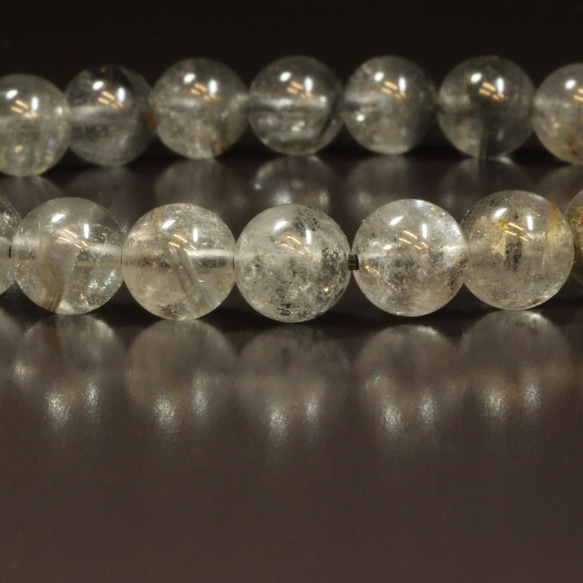 【幻想的な世界へ】８ミリ 一点物 プラチナルチル ファントムクォーツ ブレスレット Ｐｒ８７ 経営者のお守り 作品動画有 また