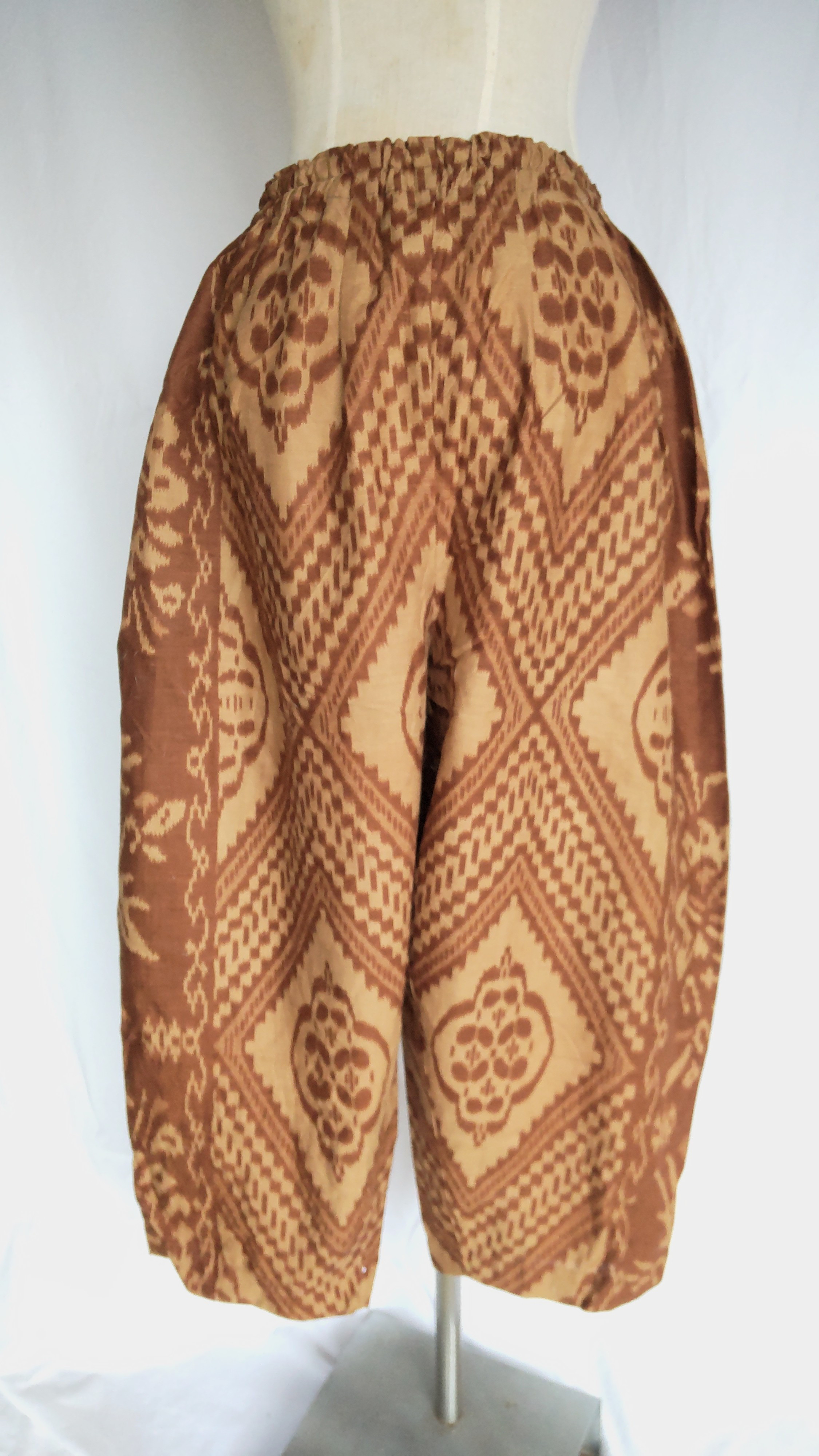 インドネシア サルエルパンツ リラックスパンツ フリーサイズ