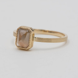 Grey & Pink Diamond Ring 4枚目の画像