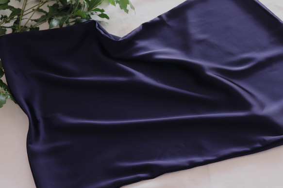 【LT BLUE】トリアセテート ソアロン™ピローケース(枕カバー)　シルキーサテン 8枚目の画像