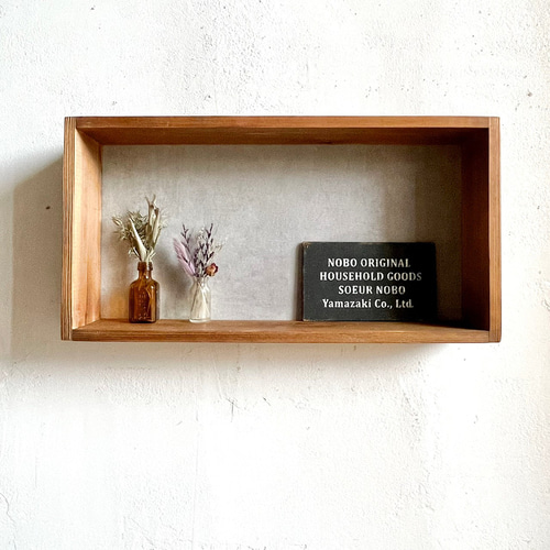 モルタル背面・壁掛けボックスシェルフ コンクリート セメント