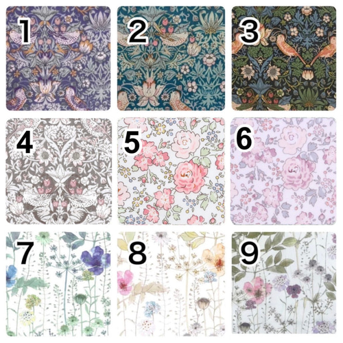 サイズ・柄が選べる♡ラミネートフラットポーチ【16cmファスナーM