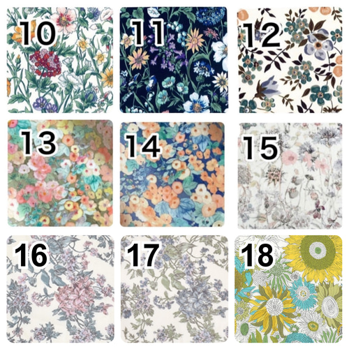 リバティラミネートフラットポーチ・サイズオーダー◎6/6〜