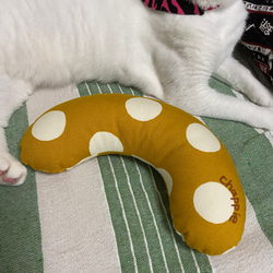 猫のおもちゃ・抱き枕、キッカー・蹴りぐるみ・キャンパス地・デニム地 2枚目の画像