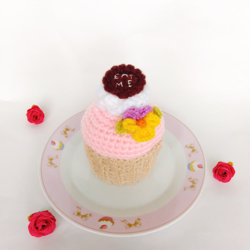 Myaa Sweets 不思議の国のアリスカップケーキ　バッグチャーム 不思議の国のアリス 帽子屋 カップケーキ バッグチャーム