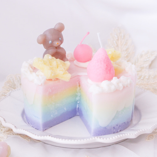 なないろショートケーキキャンドル キャンドル・キャンドルホルダー