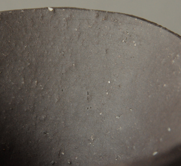 無釉陶器のコーヒードリッパー -華- 【黒・焦げ茶】 9枚目の画像
