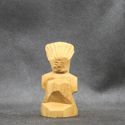 仏像 円空仏 木端仏3体（10/15/8cm 無着色 kp3320） 彫刻 円空工房