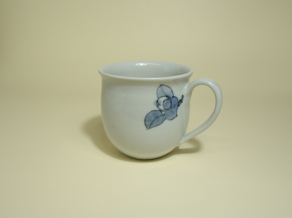 コーヒーカップ　椿 3枚目の画像