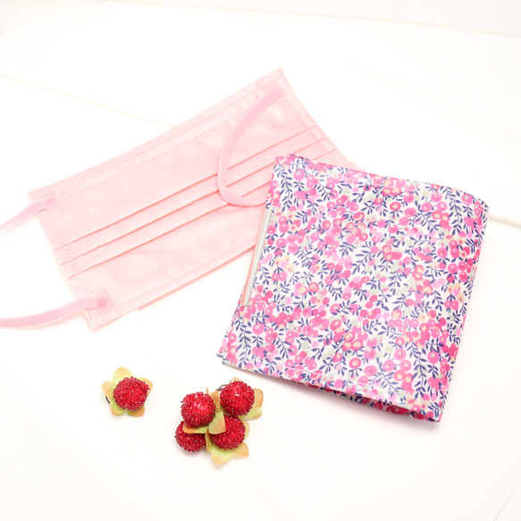 除菌用品使用可☆ 仮置きマスクケース リバティ ウィルトシャーバド  