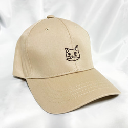 【1200円OFF/限定2名様】猫ちゃんのコットンキャップ・真鍮ネックレス〈プレゼントにもおすすめ〉 4枚目の画像