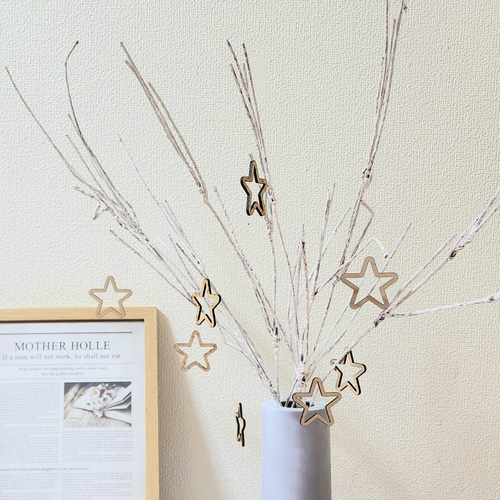 送料無料】 星のオーナメント 星の飾り 韓国風 七夕 クリスマス