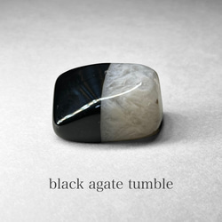 black agate tumble / ブラックアゲートタンブル A 天然石 N.st 通販