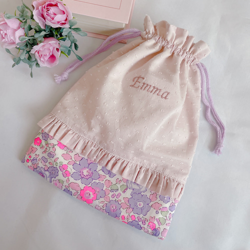 〈30〉naru様　リバティ ハンドメイド 巾着袋 ベッツィ オーダー 30〉naru様 リバティ ハンドメイド 巾着袋 ベッツィ オーダー