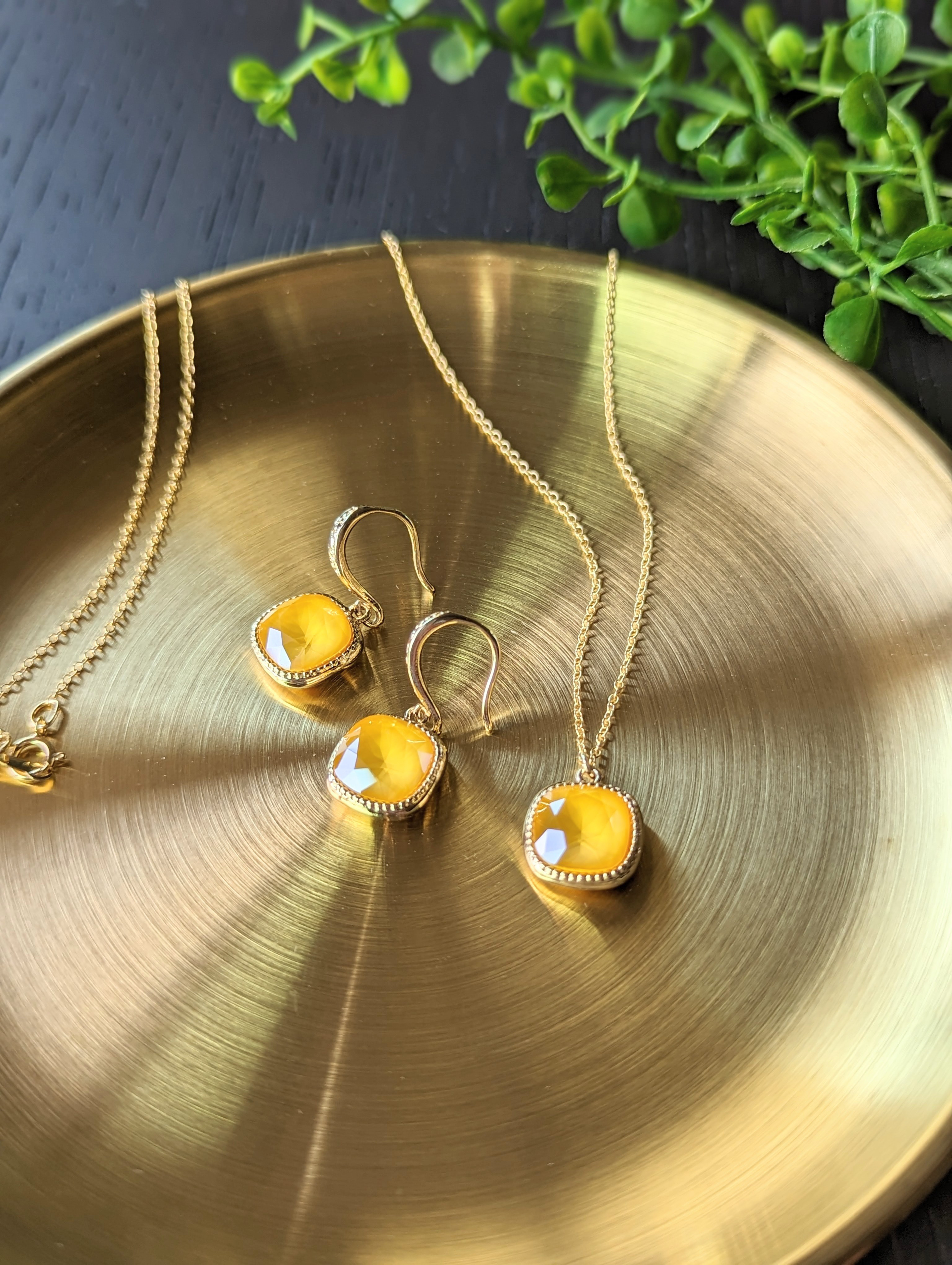 春色復刻◆限定数◆鮮やかハニーバターイエローピアスorイヤリング/14kgf サージカルステンレスSUS316Lミモザ