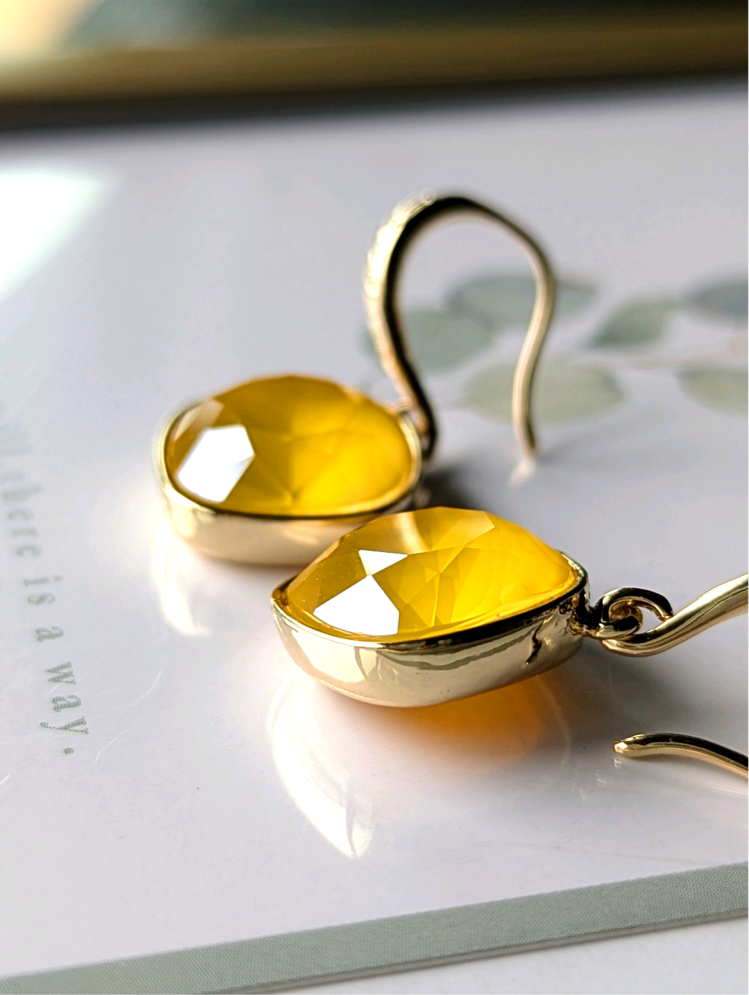 春色復刻◆限定数◆鮮やかハニーバターイエローピアスorイヤリング/14kgf サージカルステンレスSUS316Lミモザ