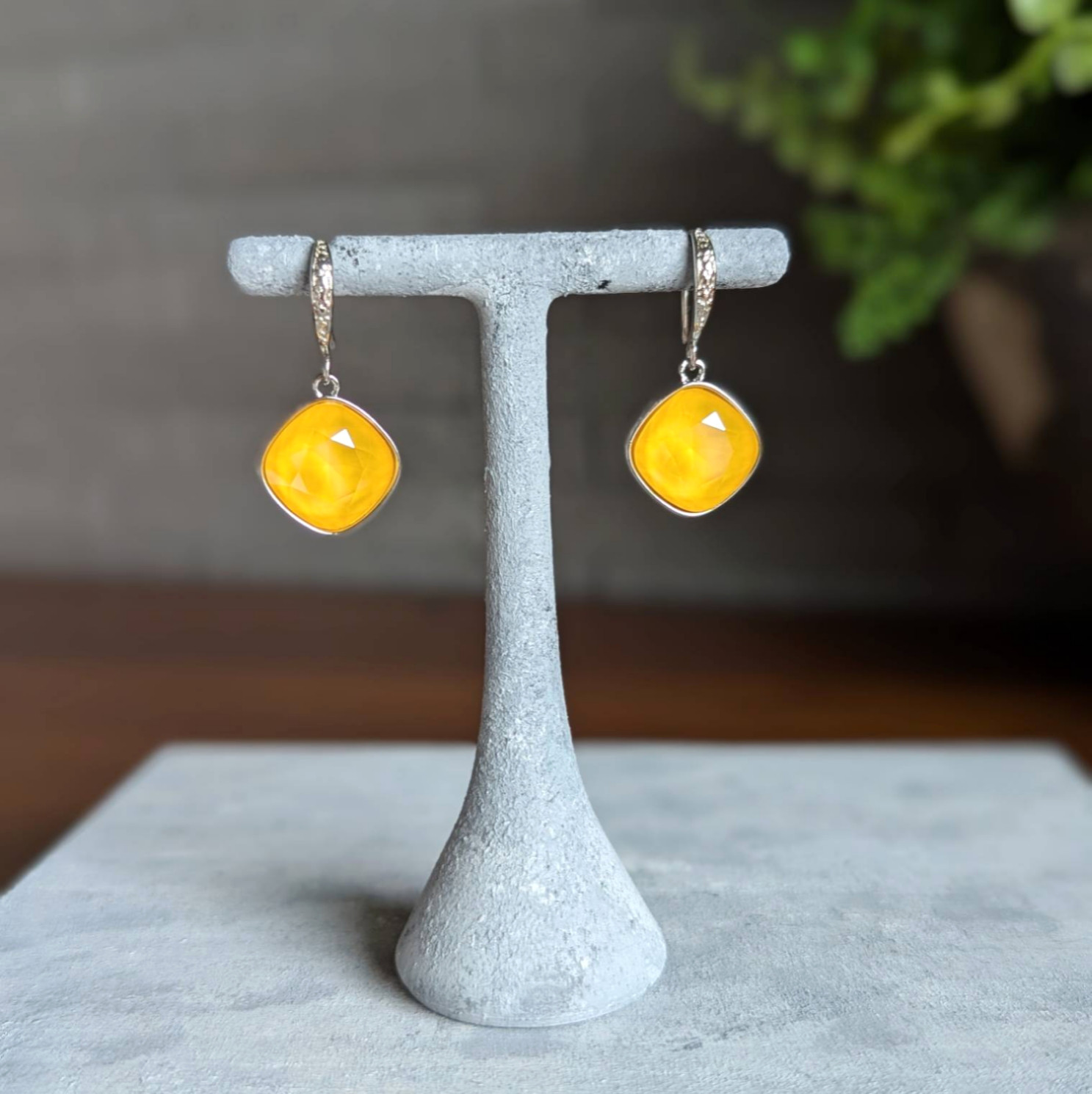 春色復刻◆限定数◆鮮やかハニーバターイエローピアスorイヤリング/14kgf サージカルステンレスSUS316Lミモザ