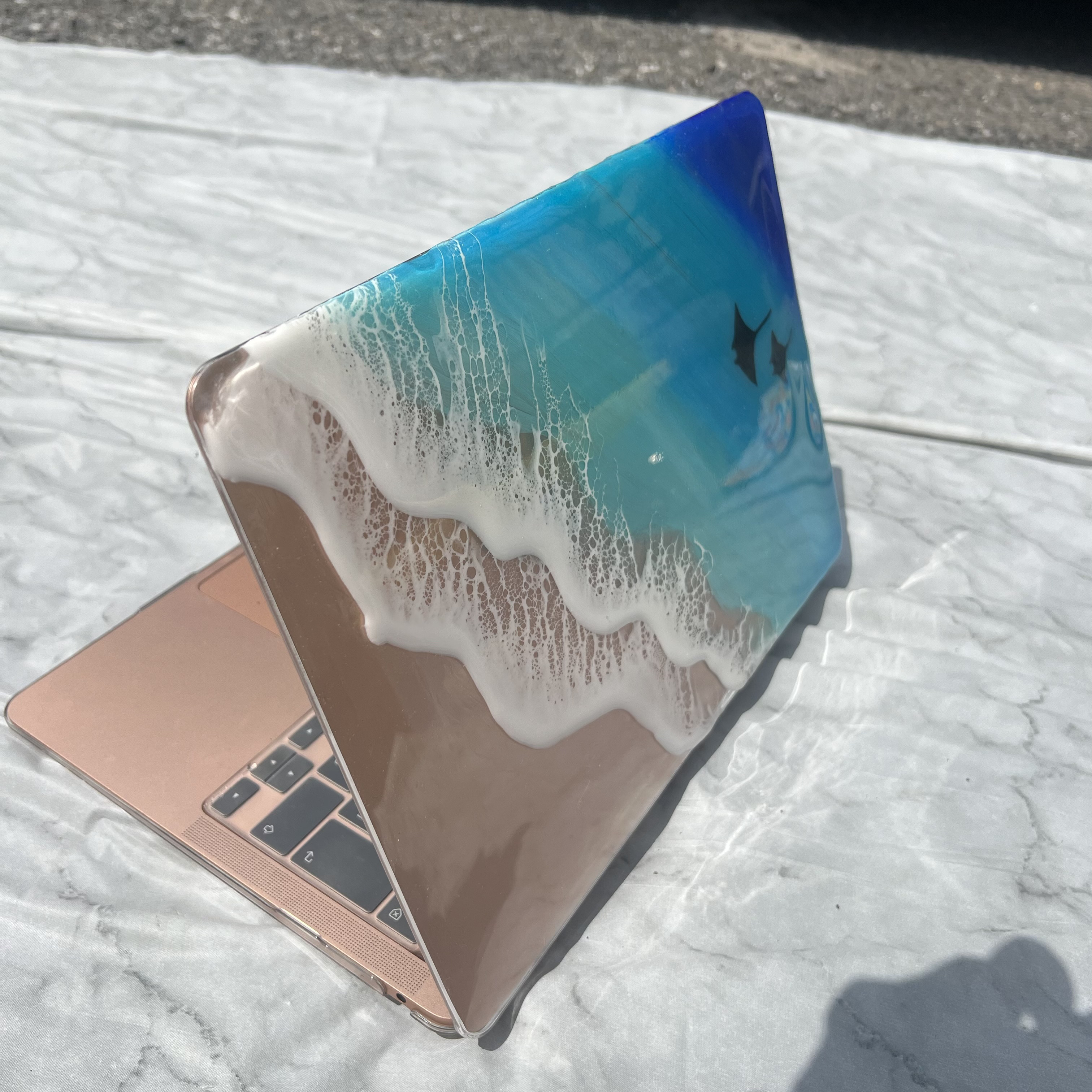 再販！オーダー　海のMacBook Airカバー　13インチ　サイズカラー変更可能　apple  ノートパソコンカバー