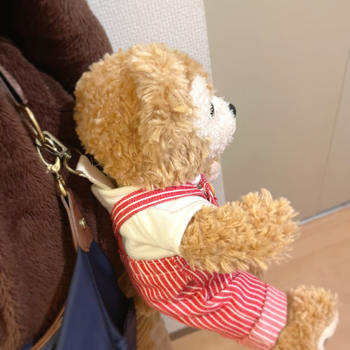 ダッフィーフレンズ用♡一緒にお出かけCarry Meショルダー紐付き