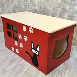 97《キャットハウス》りんご箱 猫 ネコ ペット 木箱 トイレ ハウス ベット 114《キャットハウス》りんご箱 猫 ネコ ペット 木箱 トイレ