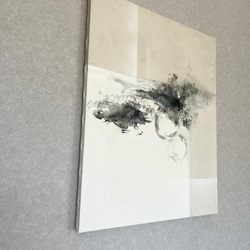 現代アート　65×53㎝　大きめ　モダン　絵画　原画　抽象画　アートパネル 10枚目の画像