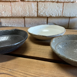 荒土リム3色豆皿 3枚目の画像